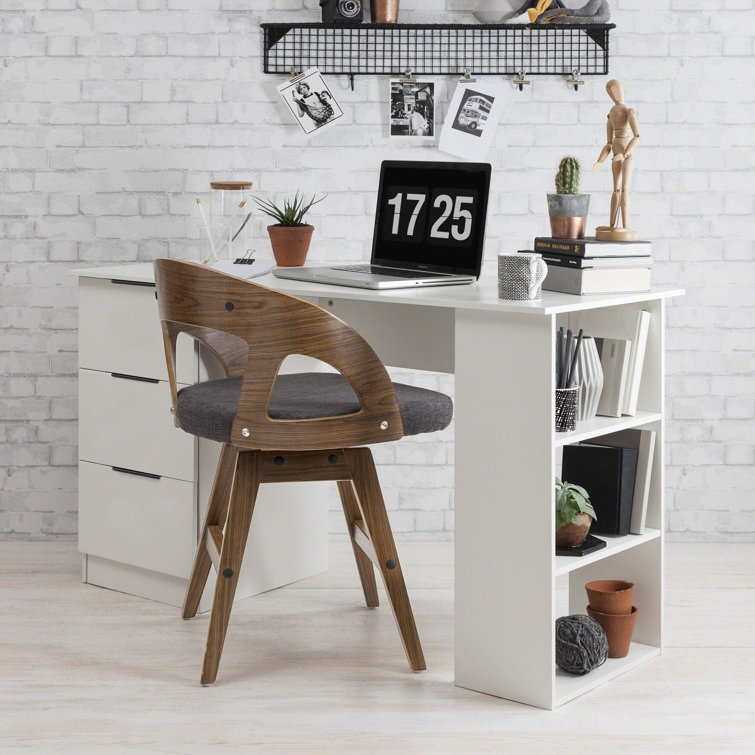 Wayfair desks on sale with shelves